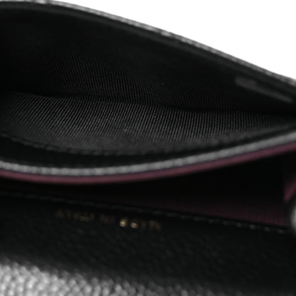 Chanel Caviar Quilted Flap Card Holder Wallet Black 6 of 12