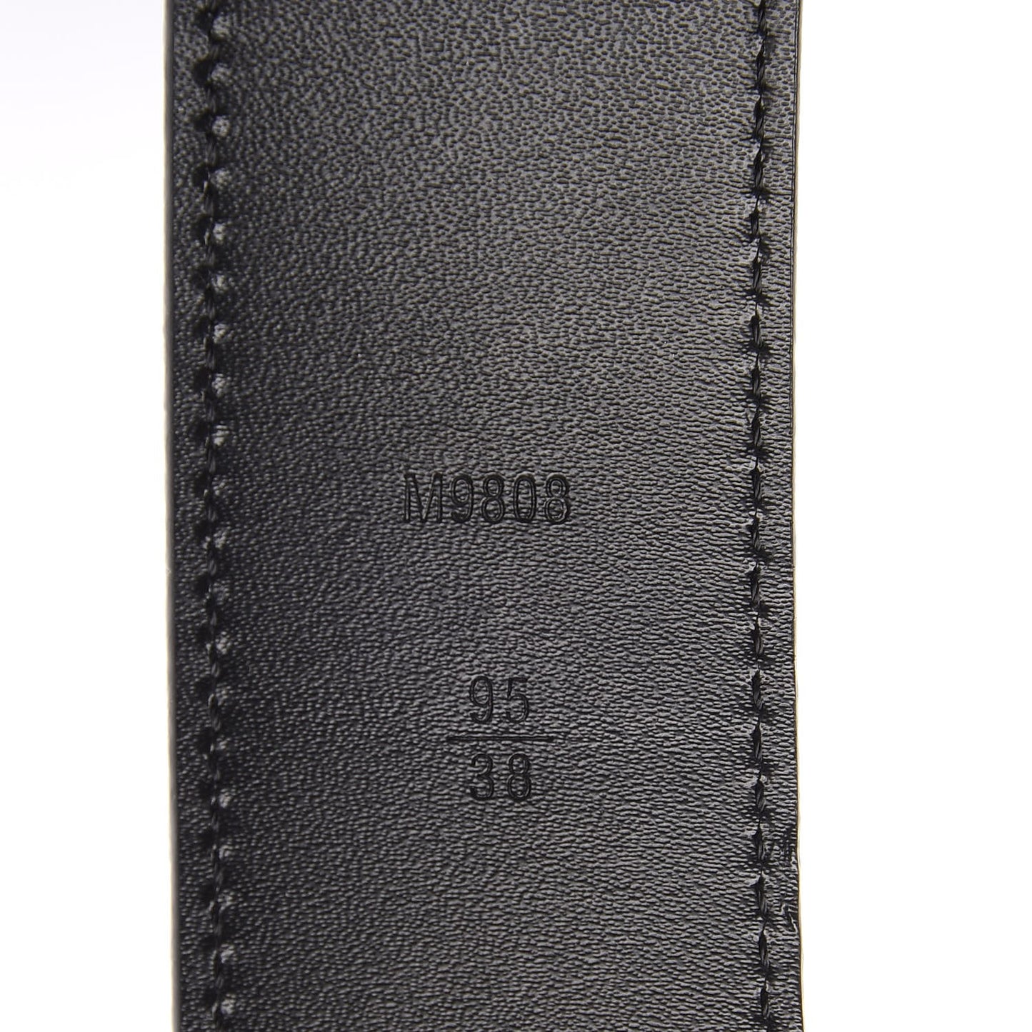 Damier Graphite LV Initiales Belt 95 38