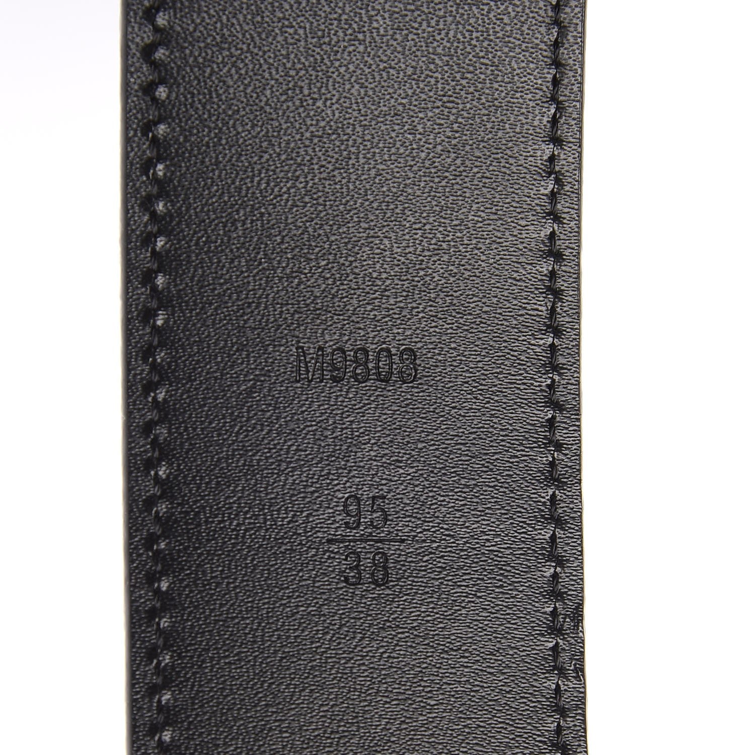 Louis Vuitton Damier Graphite LV Initiales Belt 95 38 6 of 7