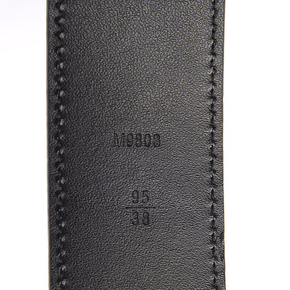 Louis Vuitton Damier Graphite LV Initiales Belt 95 38 6 of 7