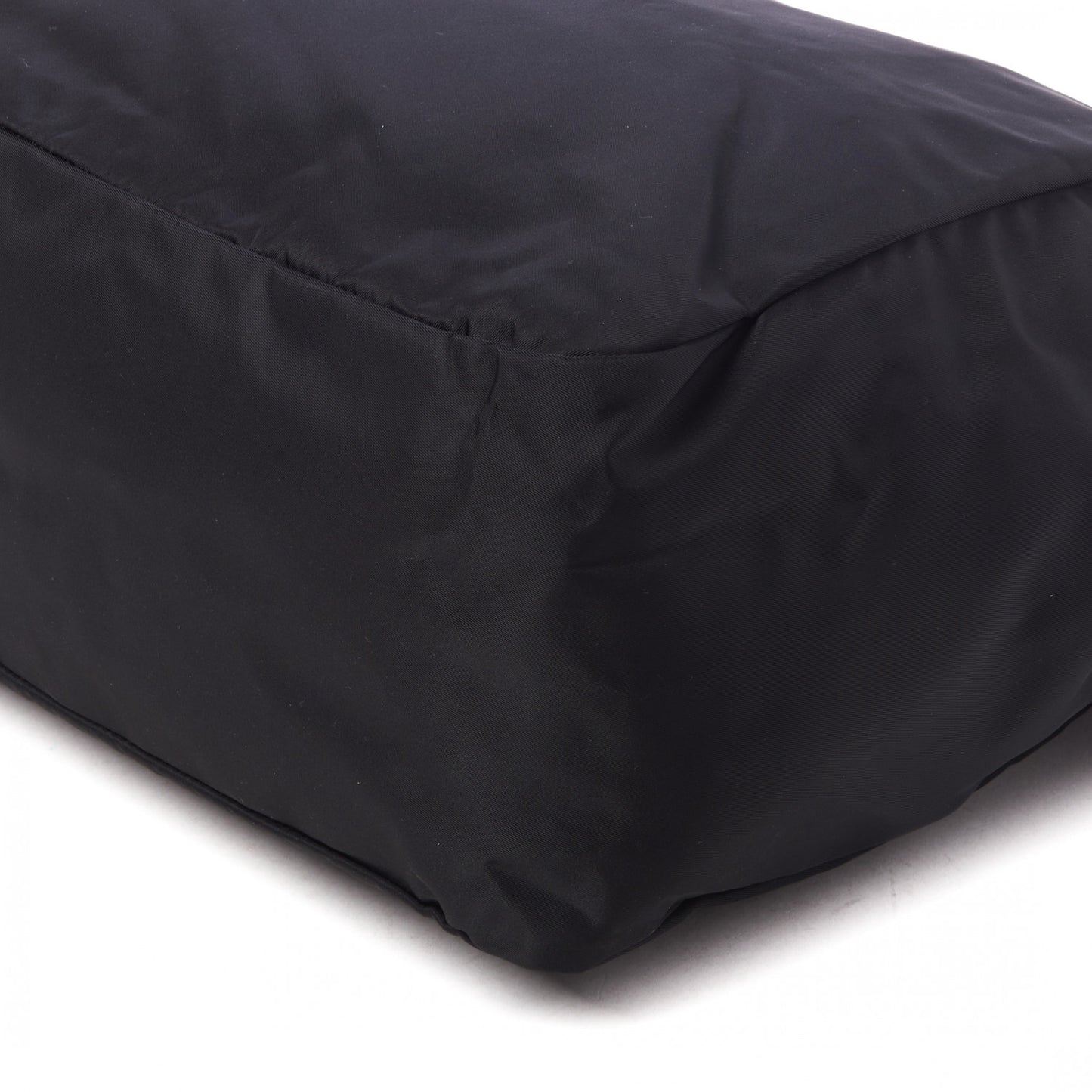 Tessuto Nylon Shopping Tote Black