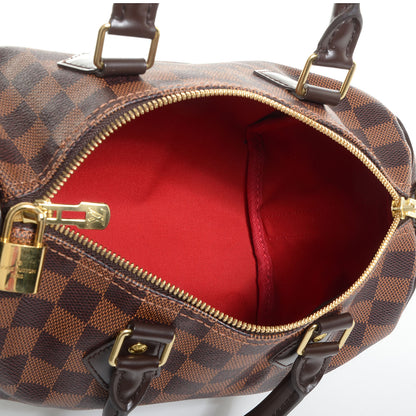 Louis Vuitton Damier Ebene Speedy Bandouliere 25 6 of 8