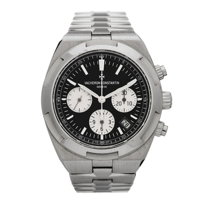 Vacheron Constantin Stainless Steel 42.5mm Overseas Chronograph Automatic Watch Black 5500V/110A-B481 1 of 6
