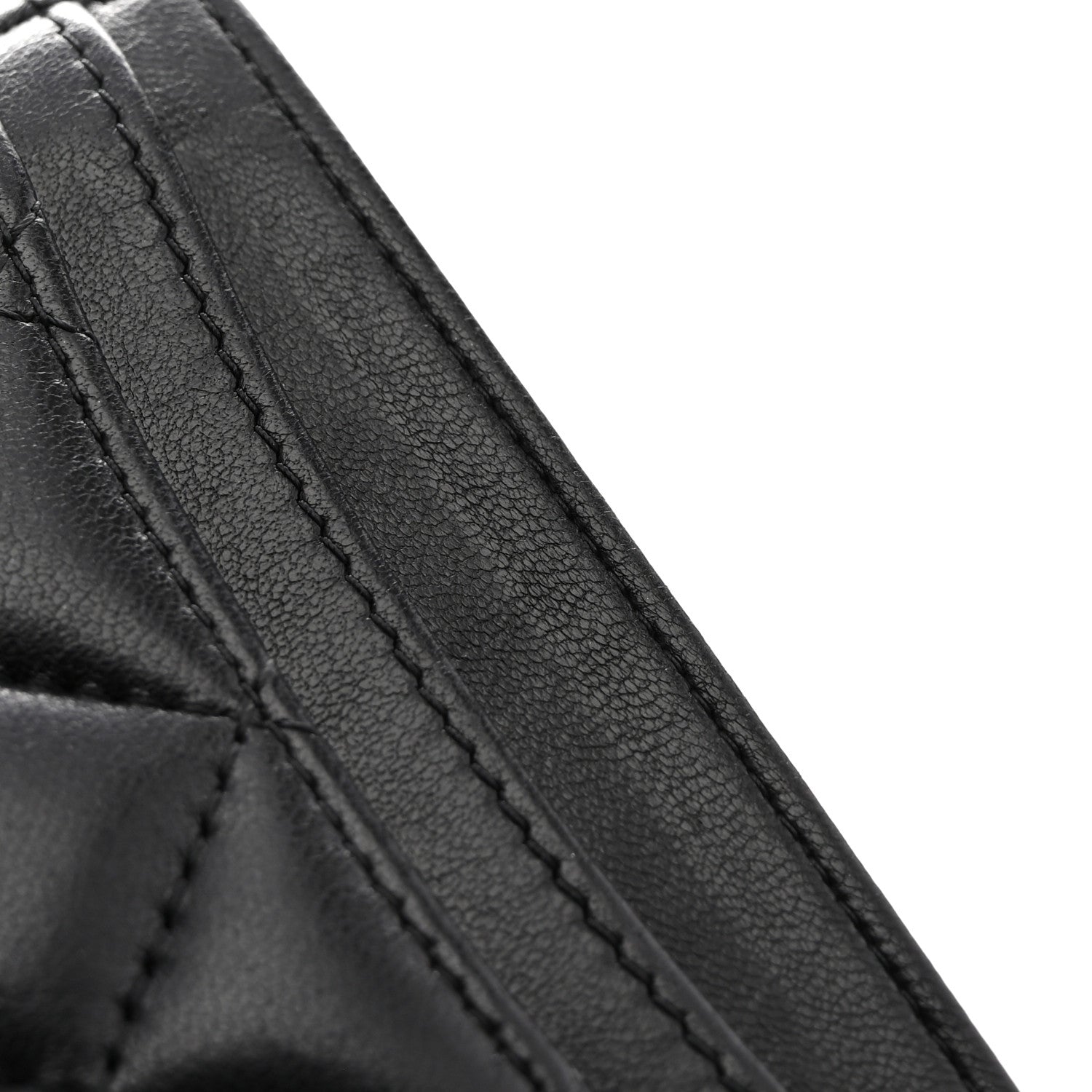 Chanel Lambskin Quilted Card Holder Black 9 of 9