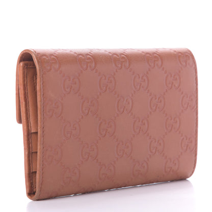 Gucci Guccissima Continental Flap Wallet Orange 3 of 11