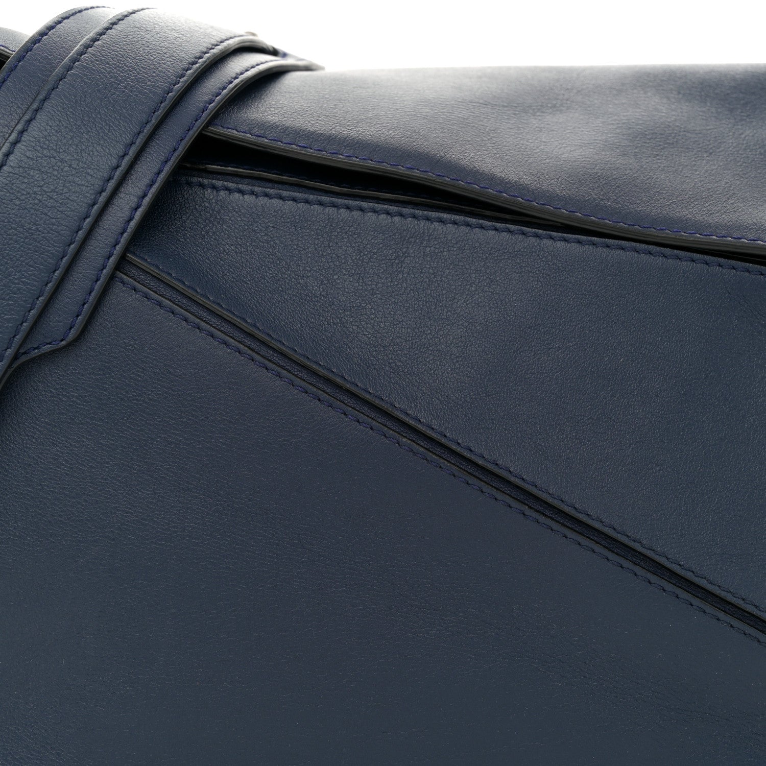 Loewe Calfskin Medium Puzzle Bag  Marine 8 of 11