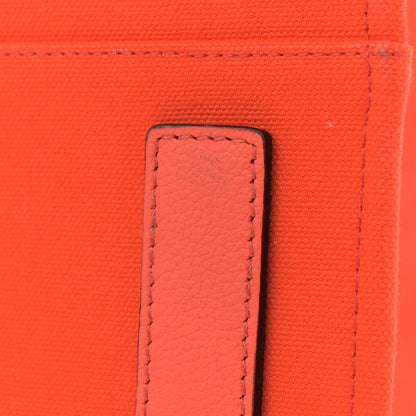 Versace Canvas Calfskin Large La Medusa Tote Bag Orange 11 of 13