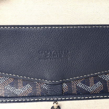 Goyard Goyardine Calfskin Cisalpin Backpack Navy 6 of 9