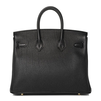 Hermes Togo Birkin 25 Black 4 of 35