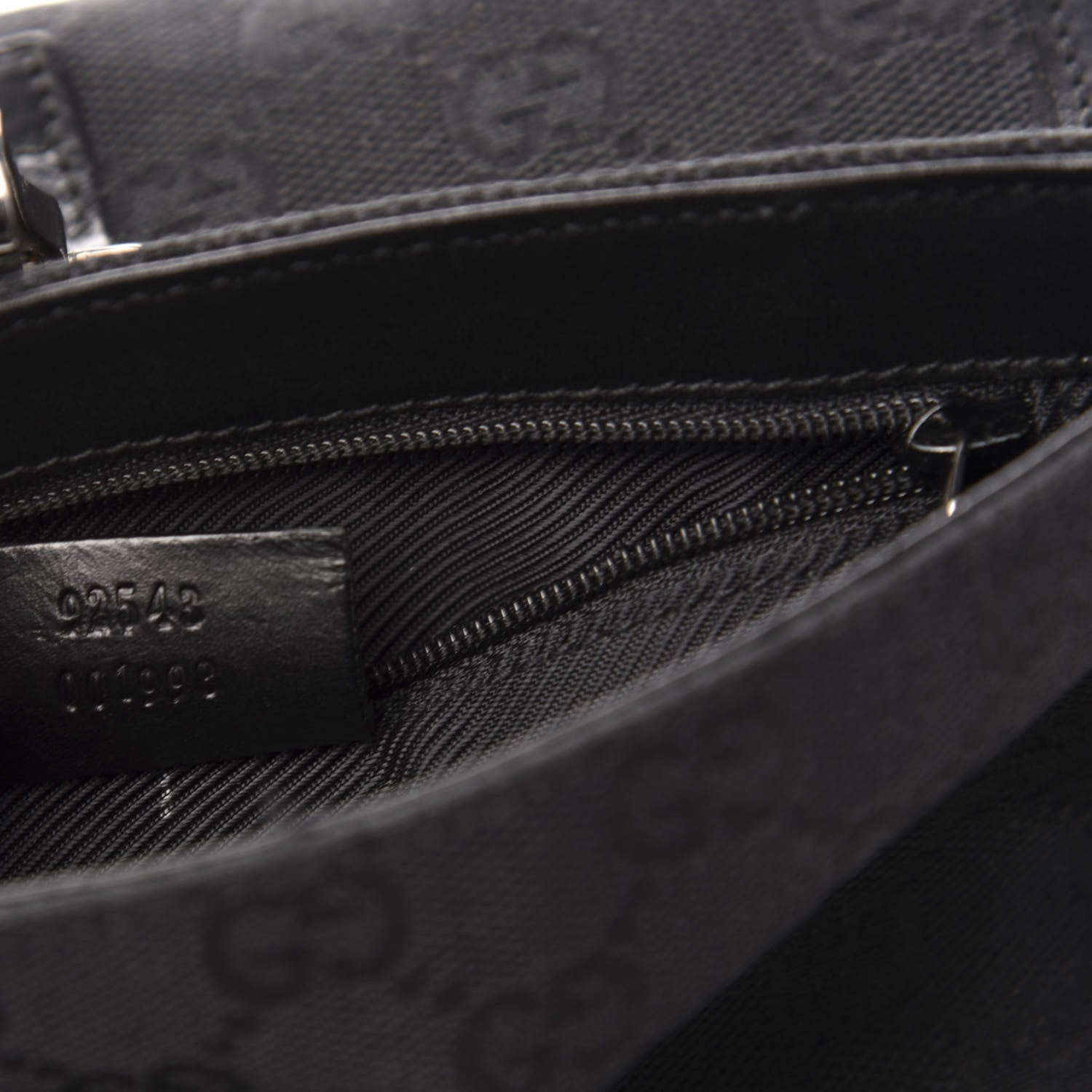 Gucci GG Monogram Web Flight Belt Bag Black 7 of 10