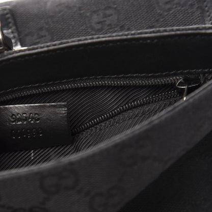 Gucci GG Monogram Web Flight Belt Bag Black 7 of 10