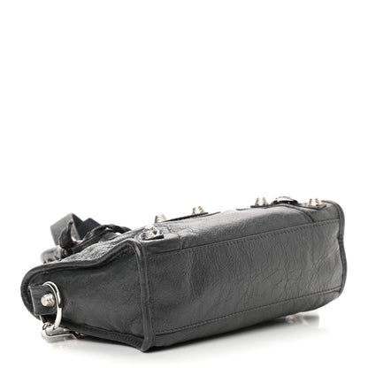 Balenciaga Agneau Giant 12 Silver Hardware Mini City Gris Fossile 4 of 13