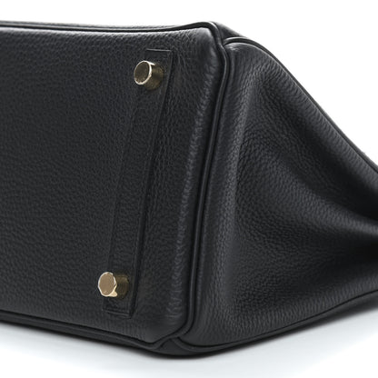Hermes Togo Birkin 25 Black 10 of 11