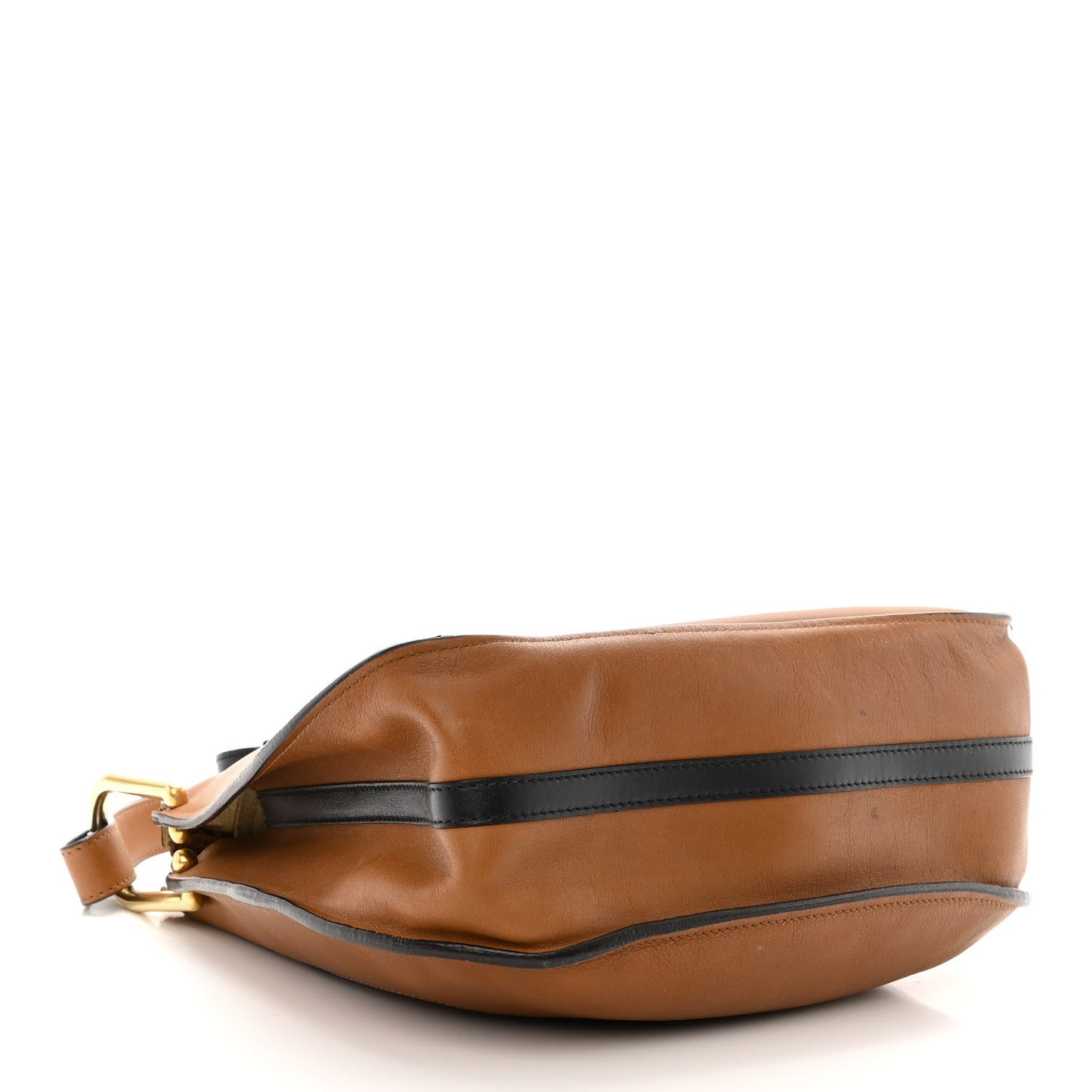 Grained Calfskin Small Hayley Hobo Nut