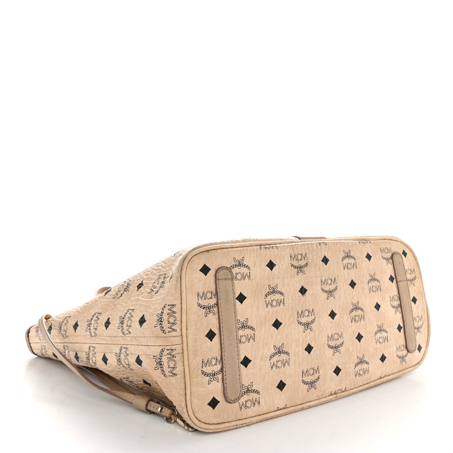 Visetos Medium Liz Reversible Shopper Tote Beige