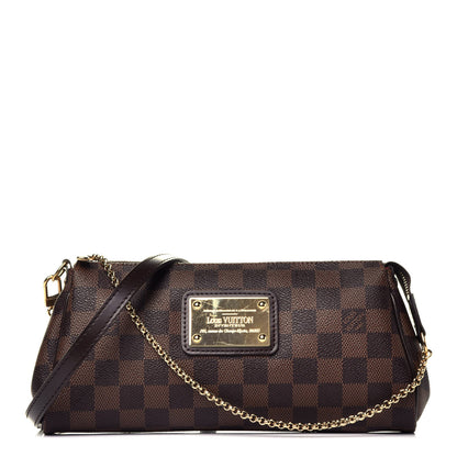Louis Vuitton Damier Ebene Eva Clutch 1 of 8