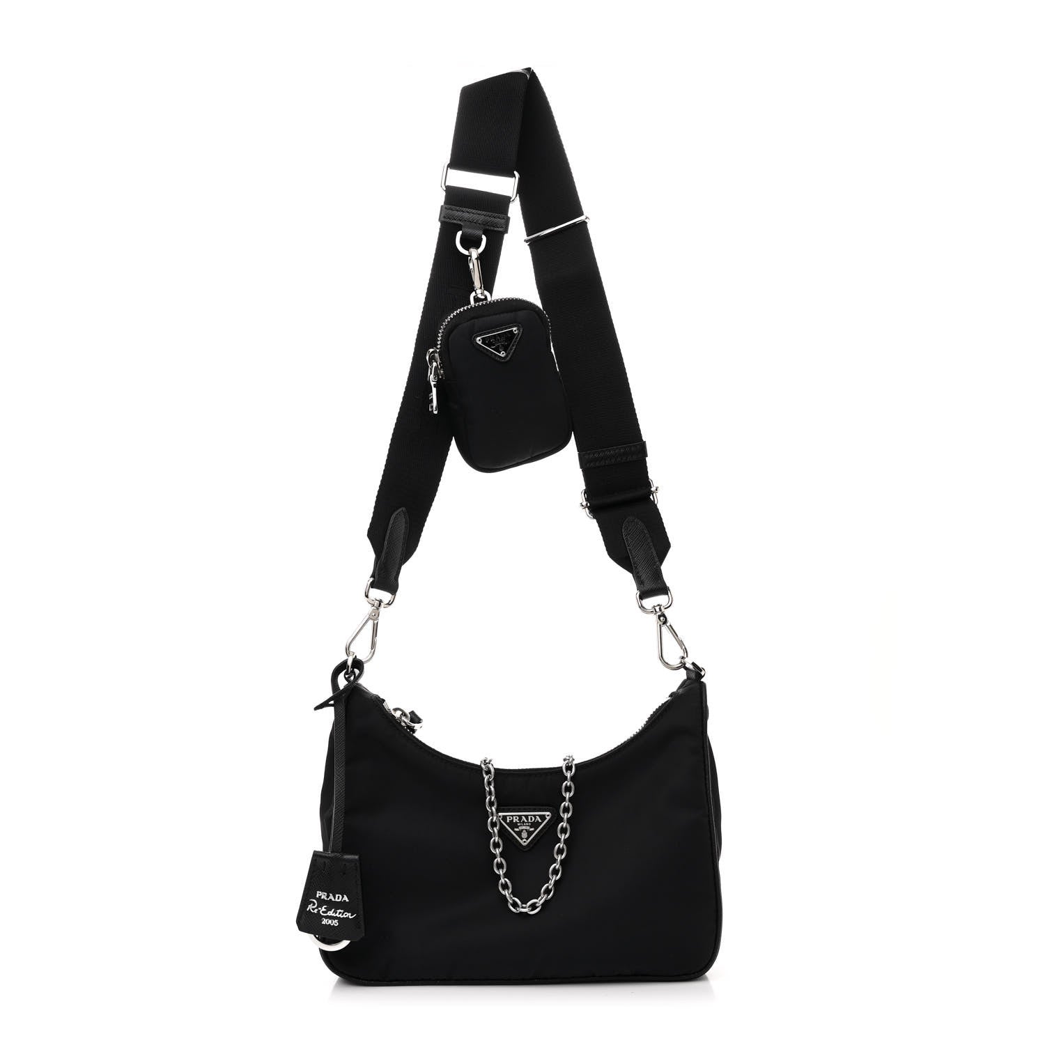 Prada Nylon Re-Edition 2005 Shoulder Bag Black 1 of 11
