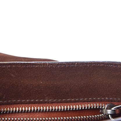 Prada Suede Scamosciato Tassel Crossbody Brown 8 of 11