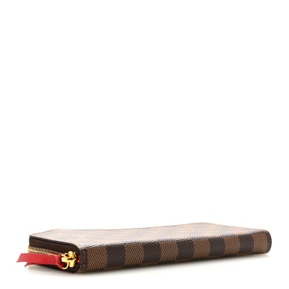 Louis Vuitton Damier Ebene Clemence Wallet Cherry 4 of 8