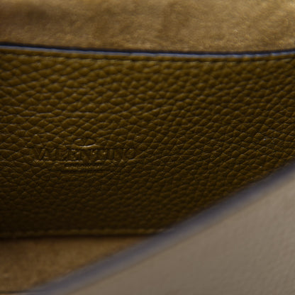 Valentino Garavani Pebbled Calfskin Medium Rockstud Flip Lock Crossbody Bag Lichen 6 of 11