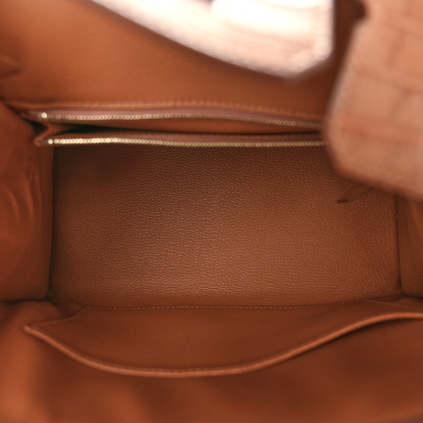 Matte Alligator Birkin Sellier 25 Gold