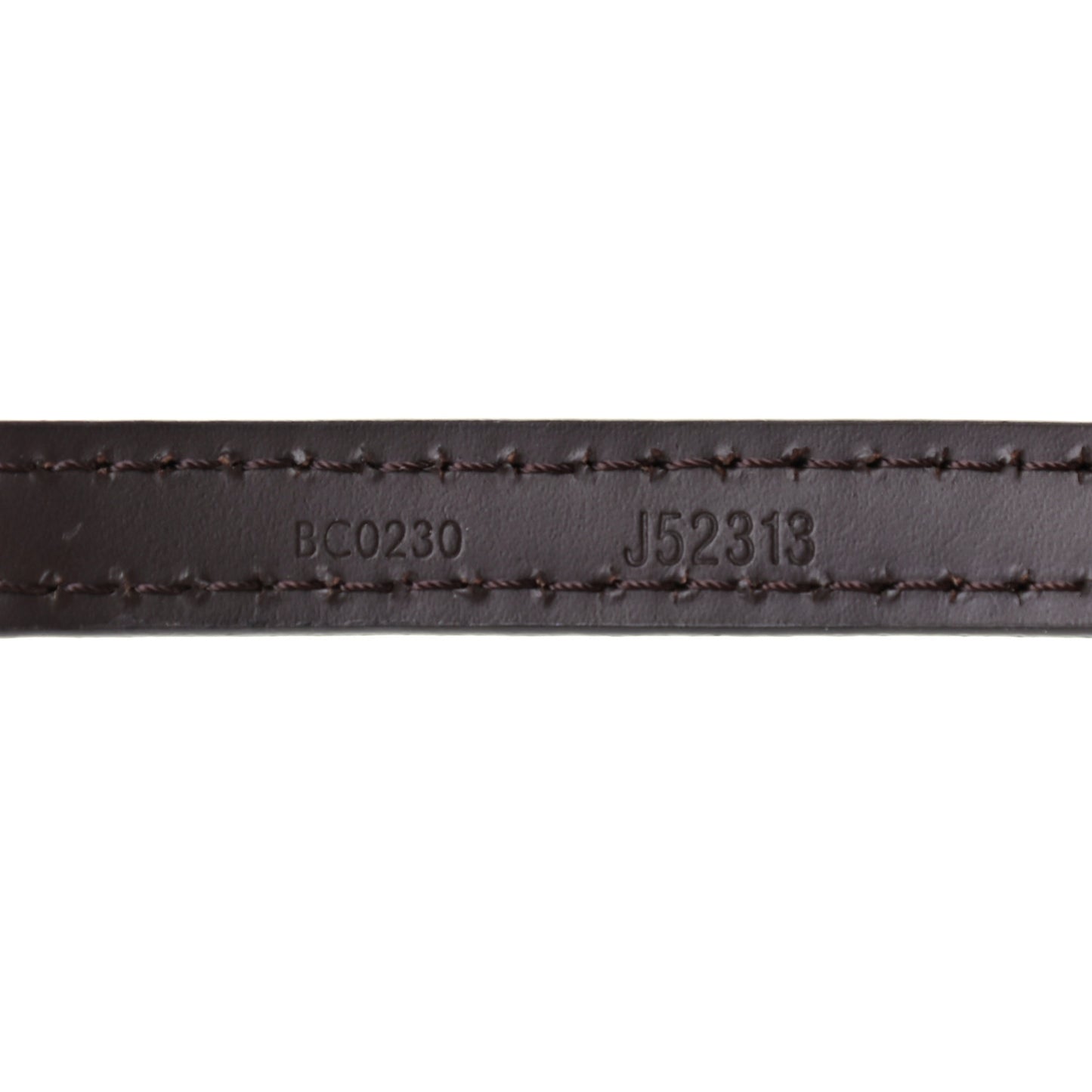 Calfskin 12mm Adjustable Shoulder Strap Brown