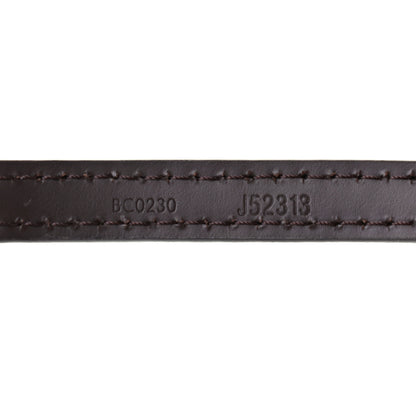 Louis Vuitton Calfskin 12mm Adjustable Shoulder Strap Brown 4 of 8