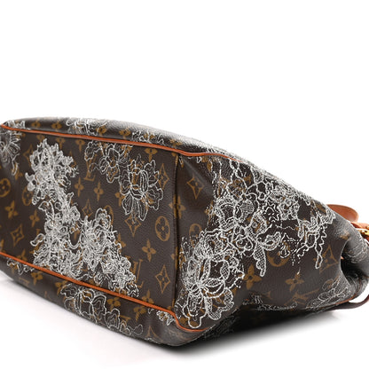 Louis Vuitton Monogram Dentelle Batignolles Horizontal Silver 8 of 8