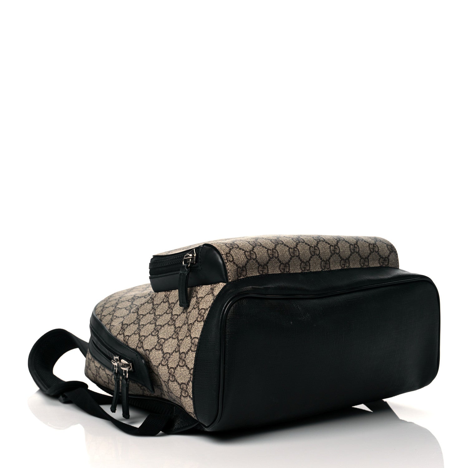 Gucci GG Supreme Monogram Medium Backpack Black 4 of 14