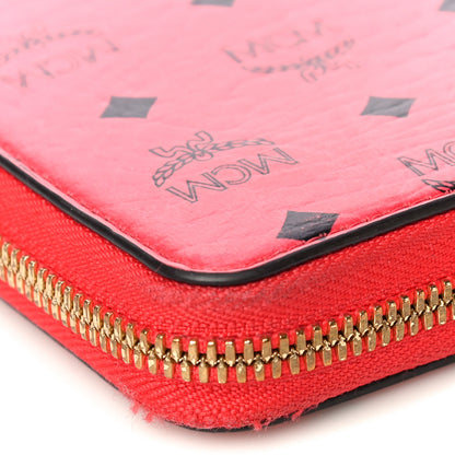 MCM Visetos Large Zip Around Wristlet Wallet 10 of 15