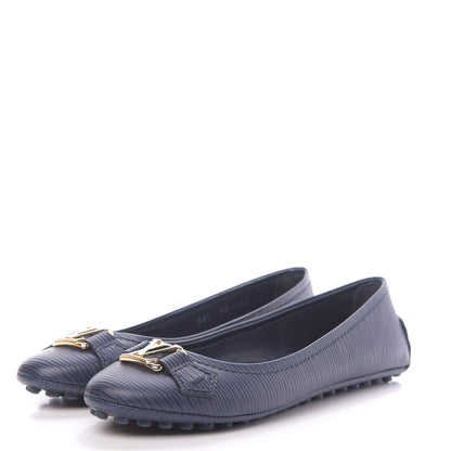 Louis Vuitton Epi Oxford Ballerina Flats 35.5 Indigo 3 of 13