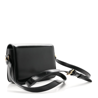Celine Shiny Calfskin Teen Triomphe Black 3 of 10
