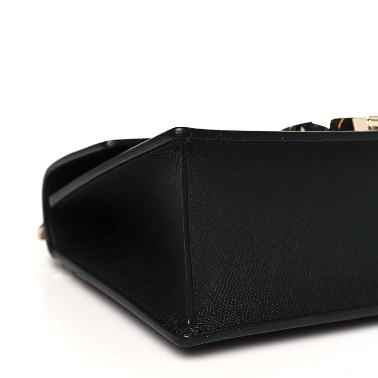 Christian Dior Grained Calfskin Embossed 30 Montaigne Chain Flap Bag Black 9 of 10