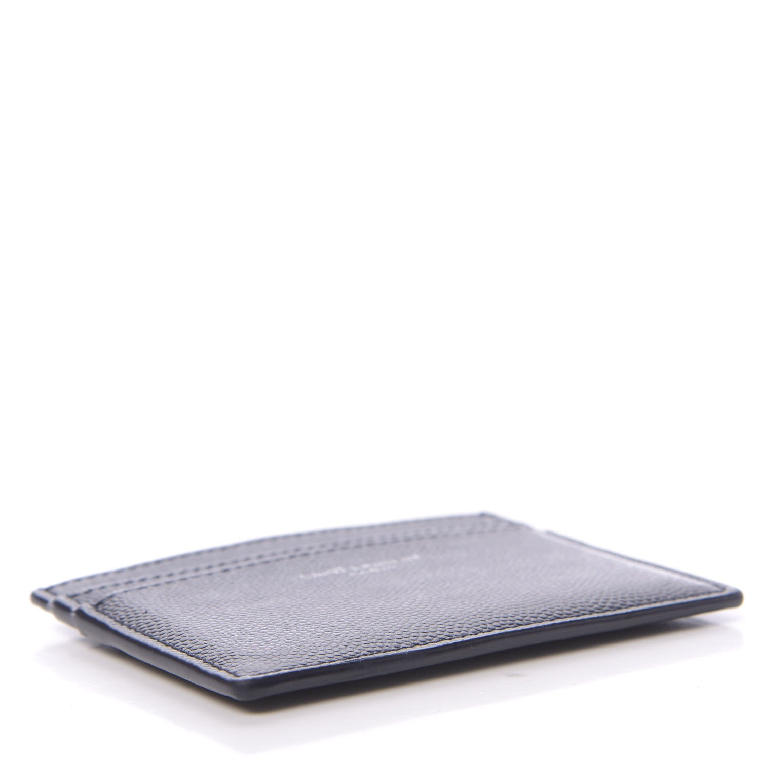 Saint Laurent Grain De Poudre Card Case Black 4 of 7