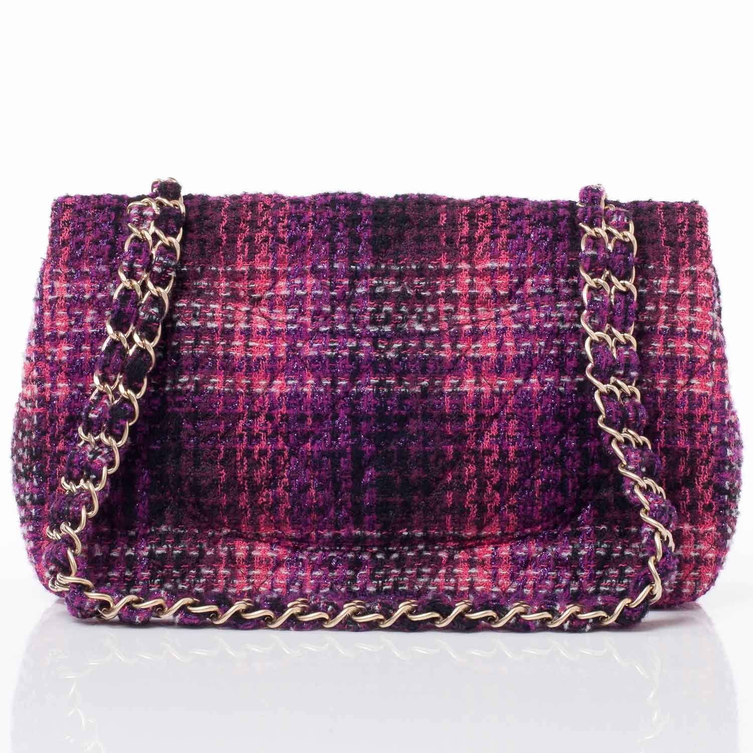 Chanel Tweed Medium Double Flap 4 of 10
