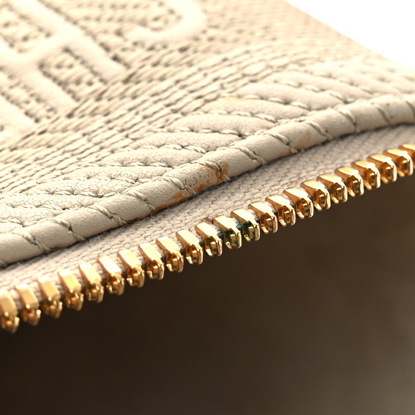 Lambskin Cannage Small Diortravel Vanity Case Light Beige