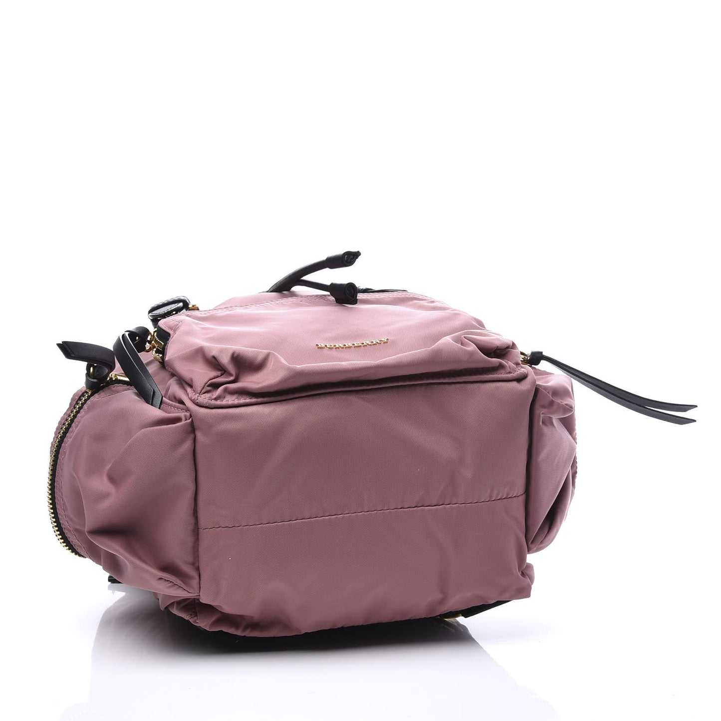 Nylon Medium Rucksack Backpack Mauve Pink