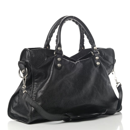 Balenciaga Agneau Giant 12 Silver Hardware City Black 2 of 5