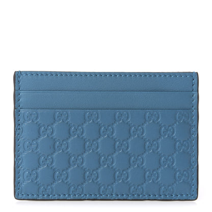 Gucci Microguccissima Card Holder Deep Cobalt 1 of 6