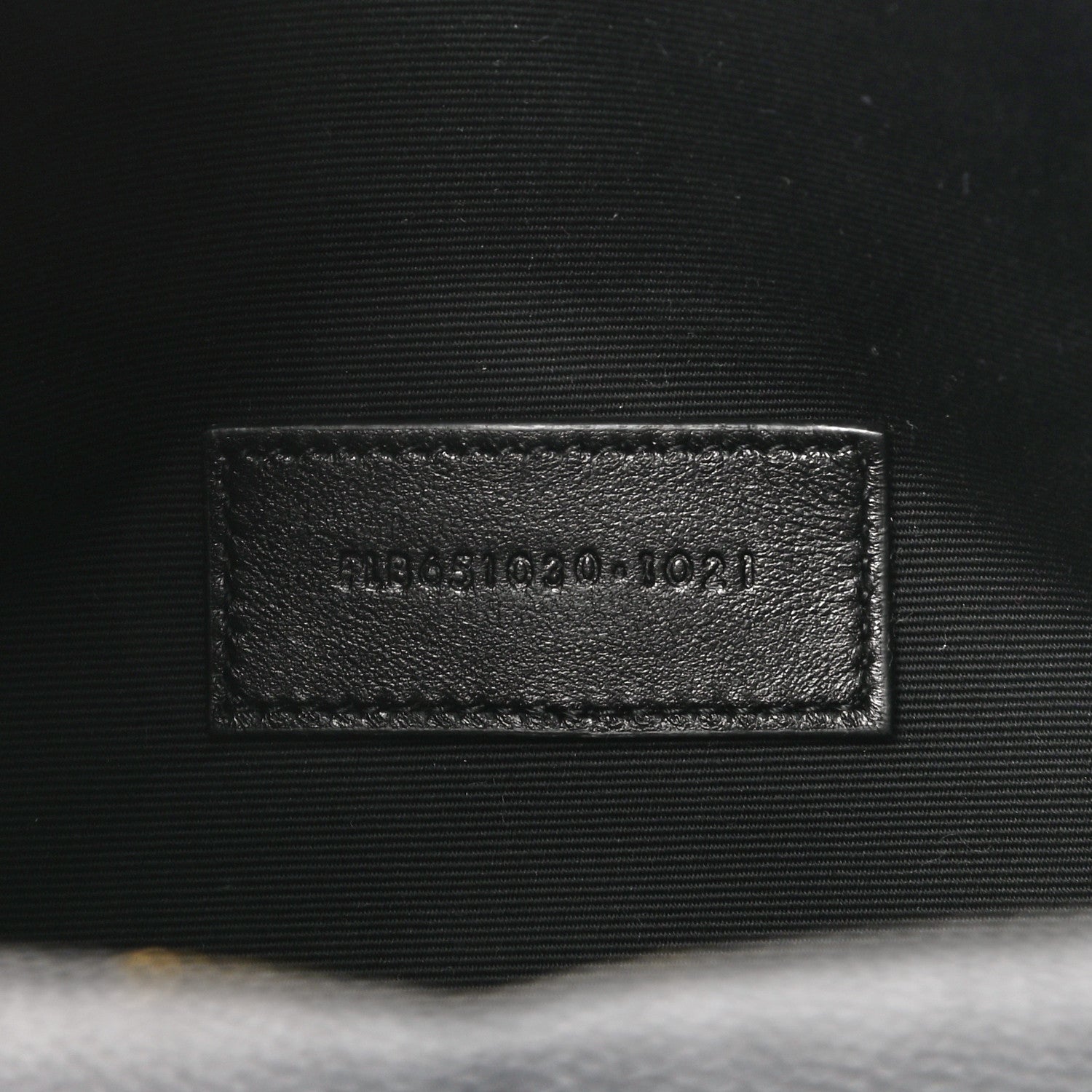 Saint Laurent Grain De Poudre Textured Mixed Matelasse Triquilt Monogram Clutch Black 6 of 7