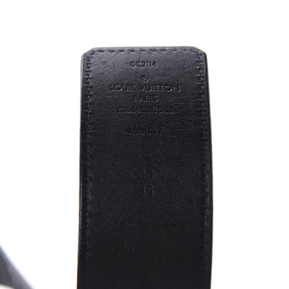 Louis Vuitton Calfskin 40mm LV Initiales Reversible Belt 90 36 Dark Brown Black 4 of 4