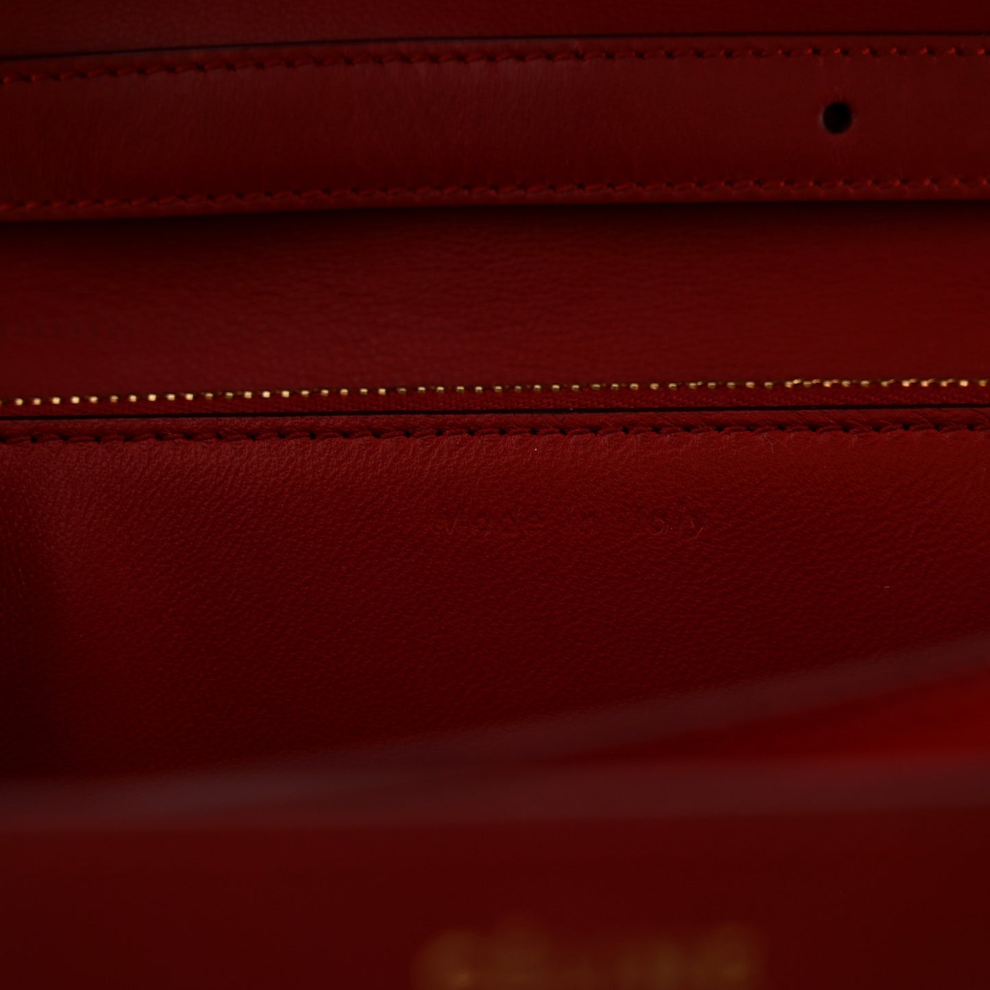 Box Calfskin Medium Classic Box Flap Bag Red