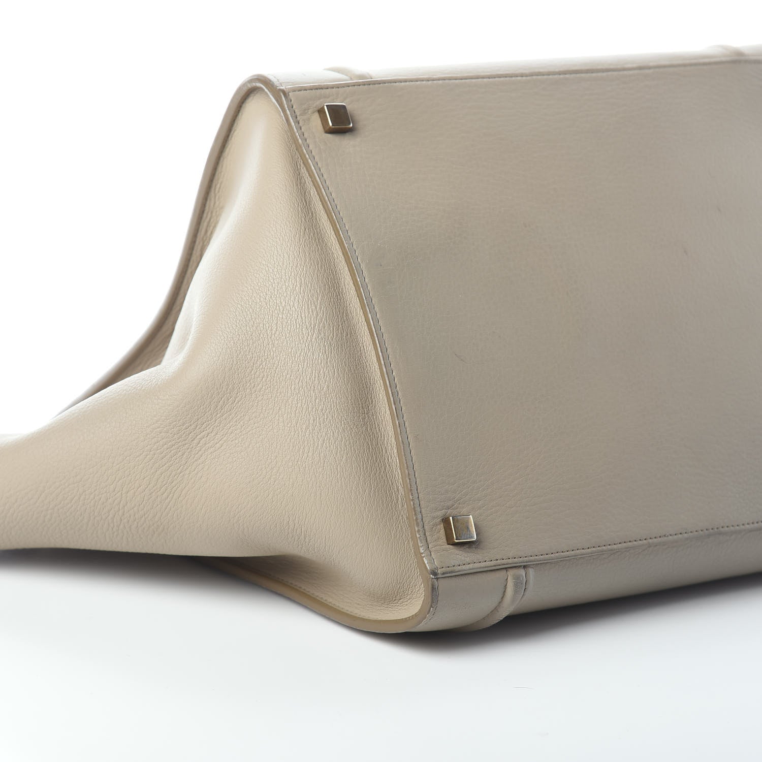 Celine Supple Calfskin Medium Phantom Luggage Beige 8 of 9