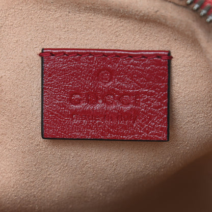 Gucci Azalea Calfskin Matelasse Diagonal Tall GG Marmont Crossbody Bag Romantic Cerise 7 of 10