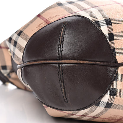 Burberry Haymarket Check Medium Willenmore Hobo Chocolate 13 of 18