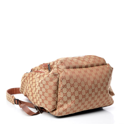 Gucci X MLB GG Monogram LA Dodgers Large Backpack Beige Ruggine Ivory 4 of 11