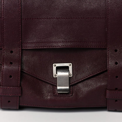 Proenza Schouler Lambskin PS1 Large Satchel Oxblood 7 of 12