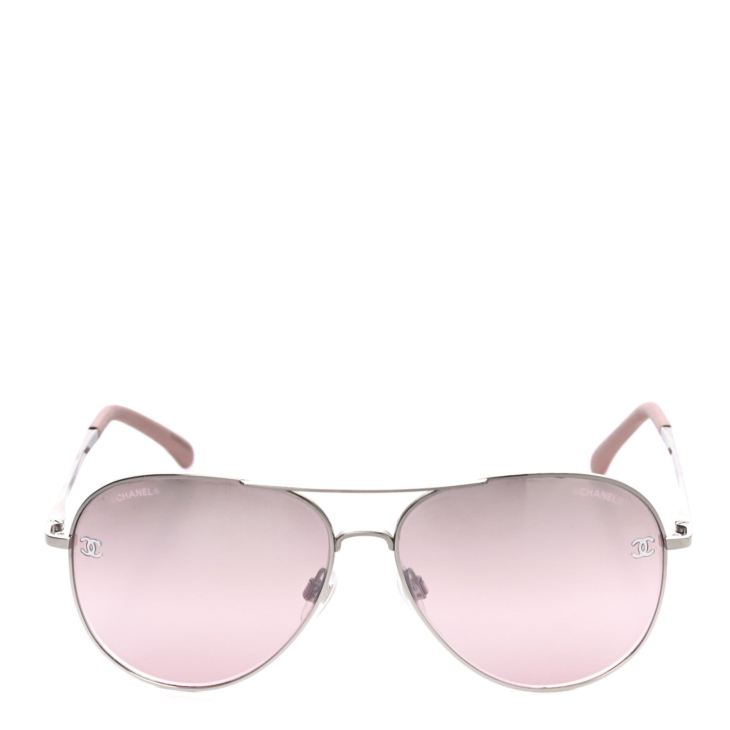 Chanel CC Aviator Sunglasses 4189-T-Q Pink 4 of 9