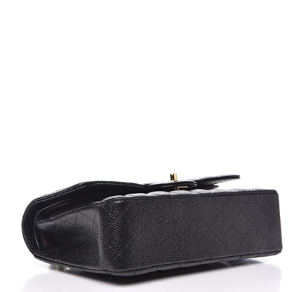 Chanel Caviar Quilted Medium Double Flap Black 4 of 10