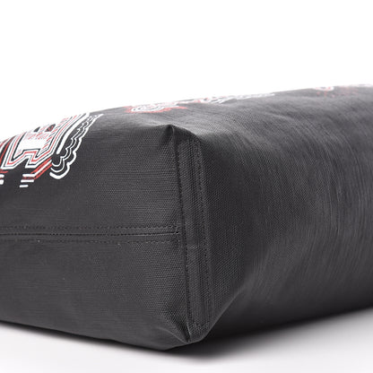 Burberry Coated Canvas Mega Check Medium Doodle Tote Black 12 of 16